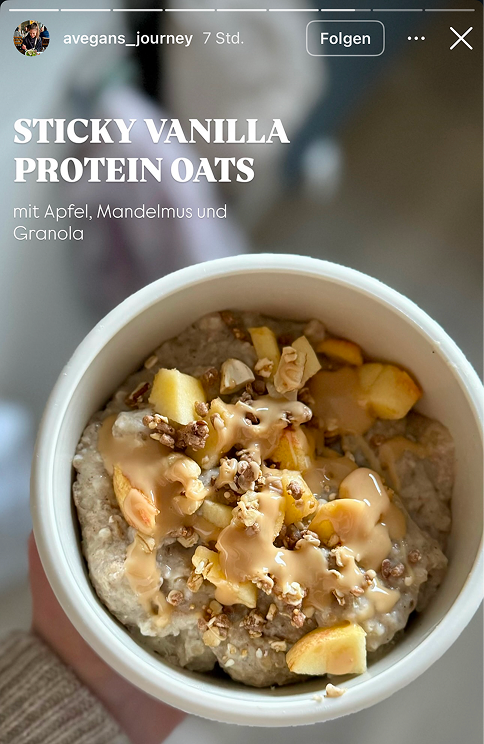 UGC AHO Haferflocken Sticky Vanilla