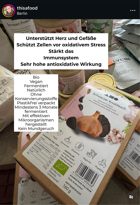 UGC AHO Knoblauch Herz und Gefäße