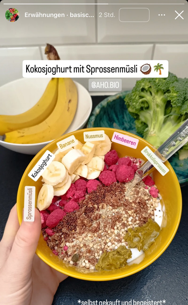 UGC AHO Muesli in Bowl