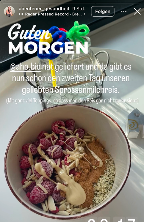 UGC AHO Reis Guten Morgen