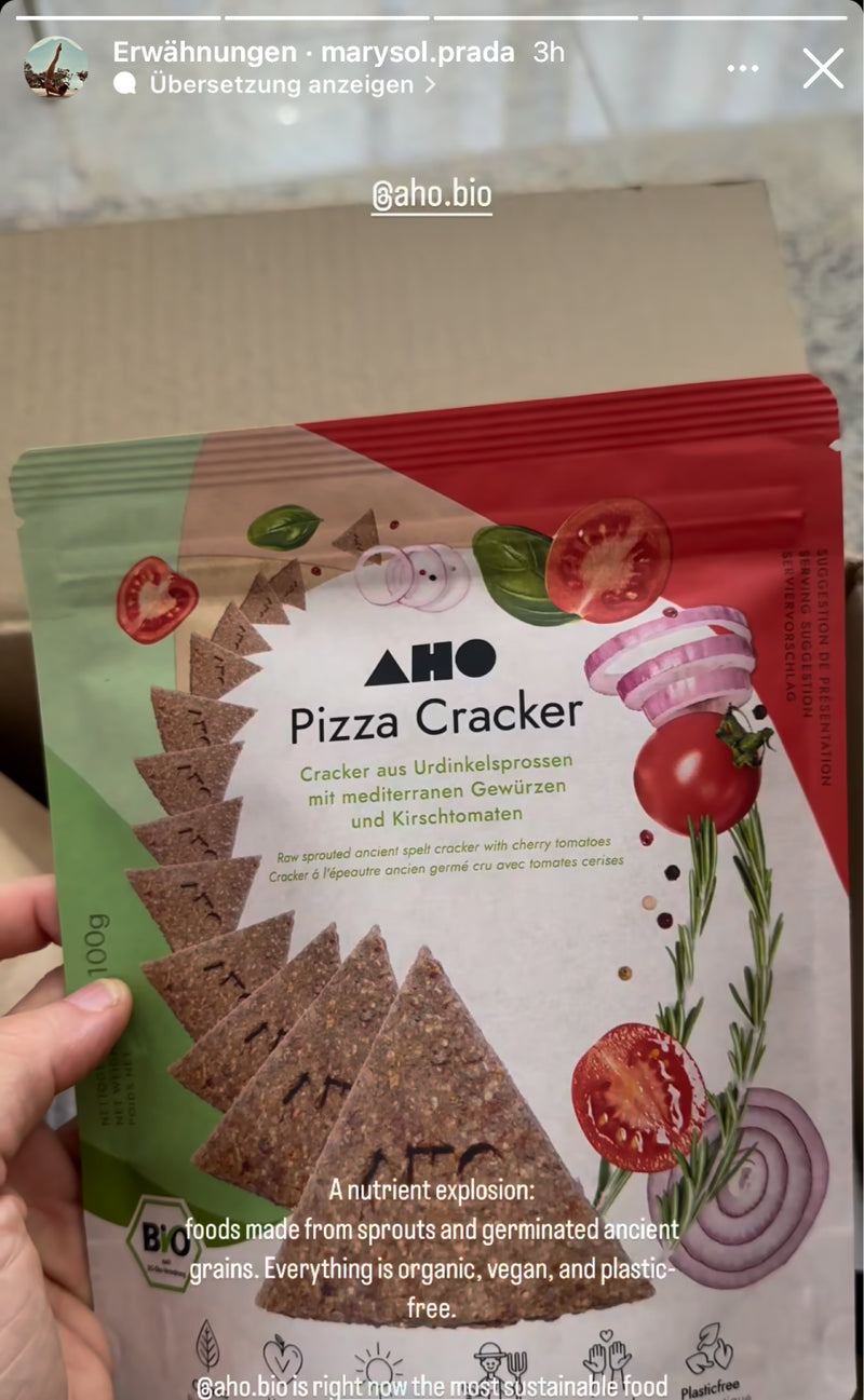 Sprossen Cracker Pizza