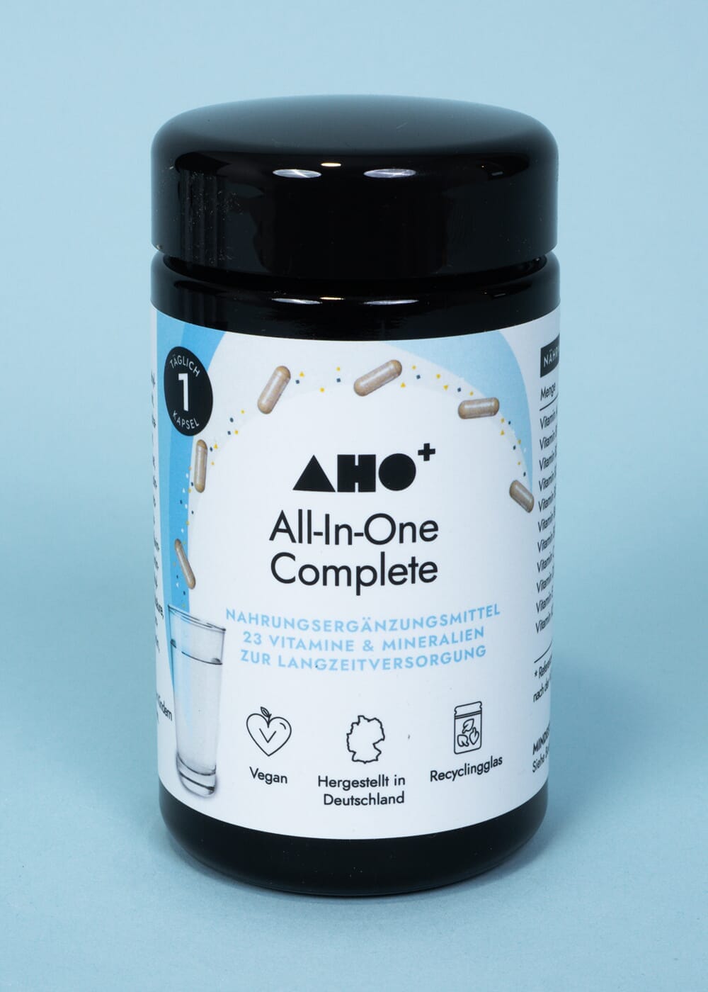 AHO All-In-One Complete Nahrungsergänzung AHO.BIO GmbH 3 Monate (1 Glas) 