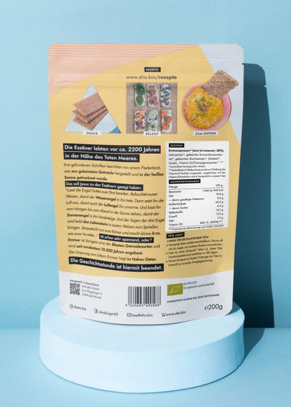 AHO Essēner Rohkostbrot Raw Vegan Cracker AHO.BIO GmbH 