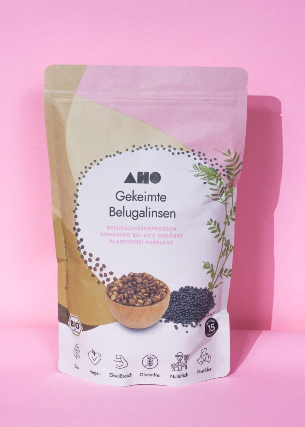 AHO Gekeimte Belugalinsen