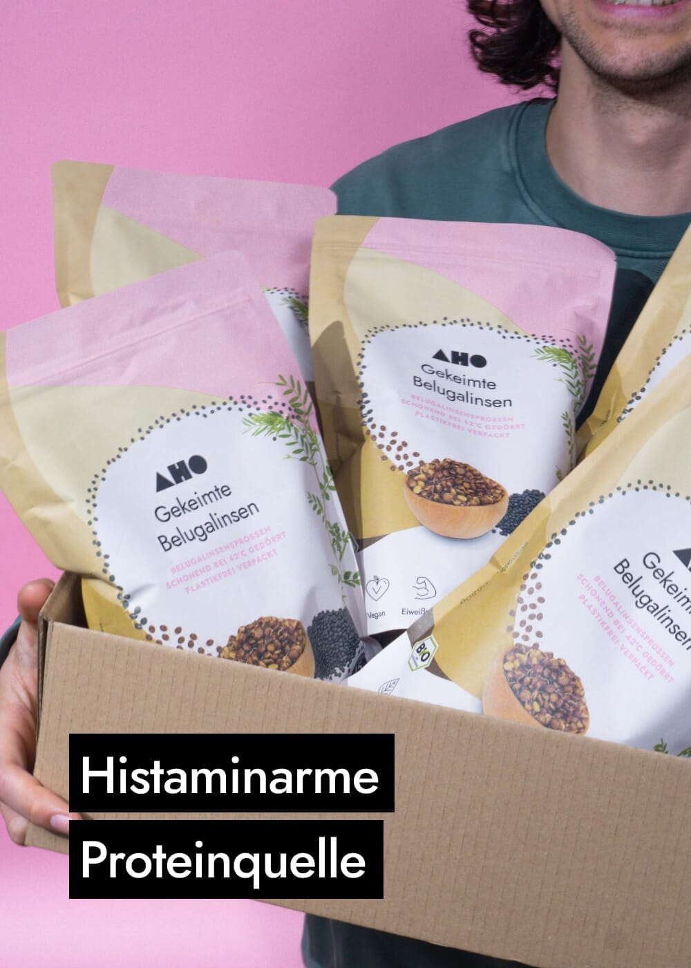 AHO Gekeimte Belugalinsen Ölsaaten AHO.BIO GmbH 