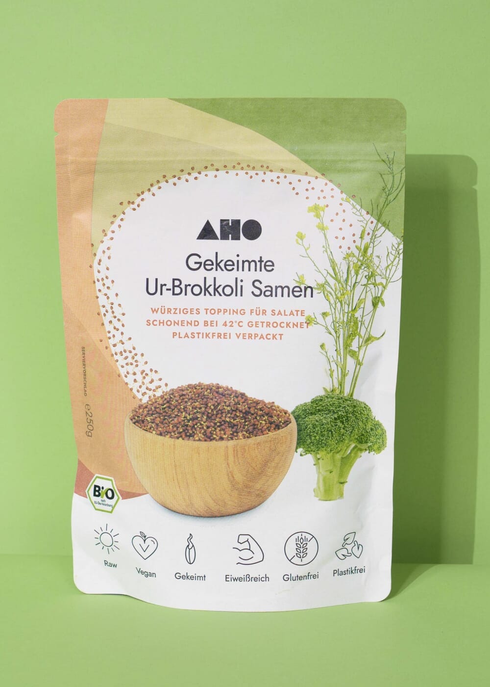 AHO Gekeimte Ur-Brokkoli Samen