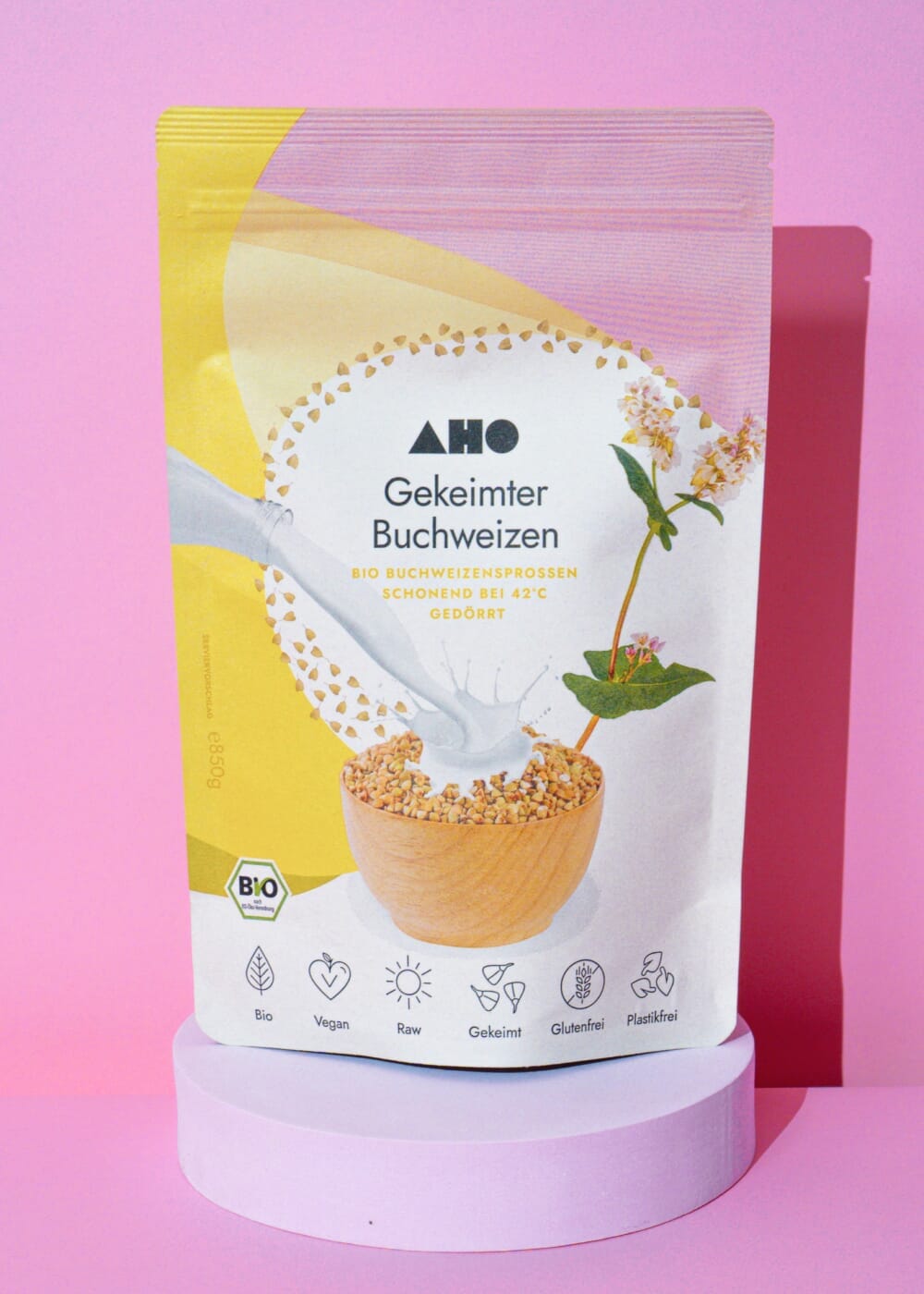 AHO Gekeimter Buchweizen Pseudogetreide AHO.BIO GmbH 