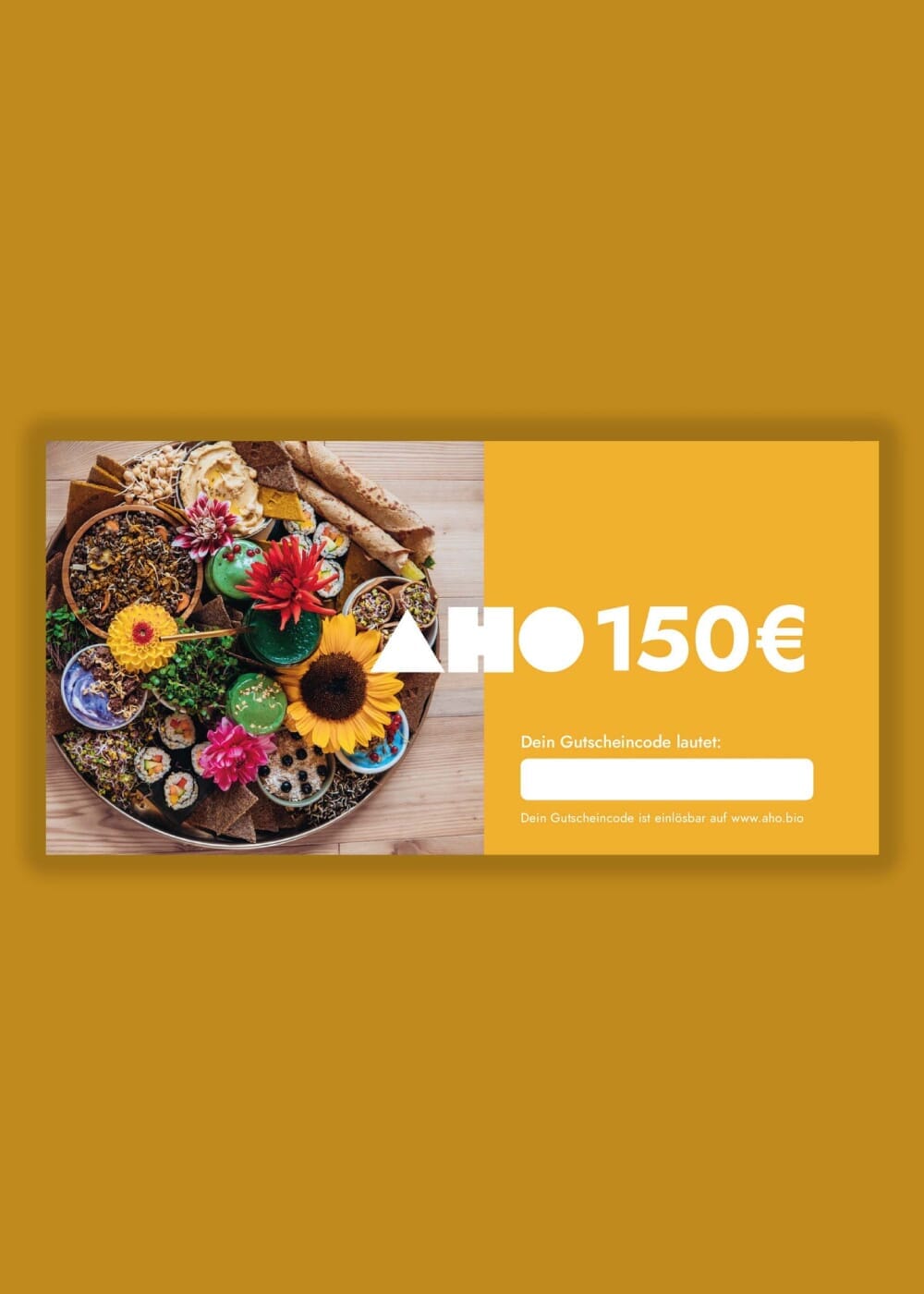 Geschenkgutschein Geschenkgutschein AHO.BIO GmbH 150,00 € 