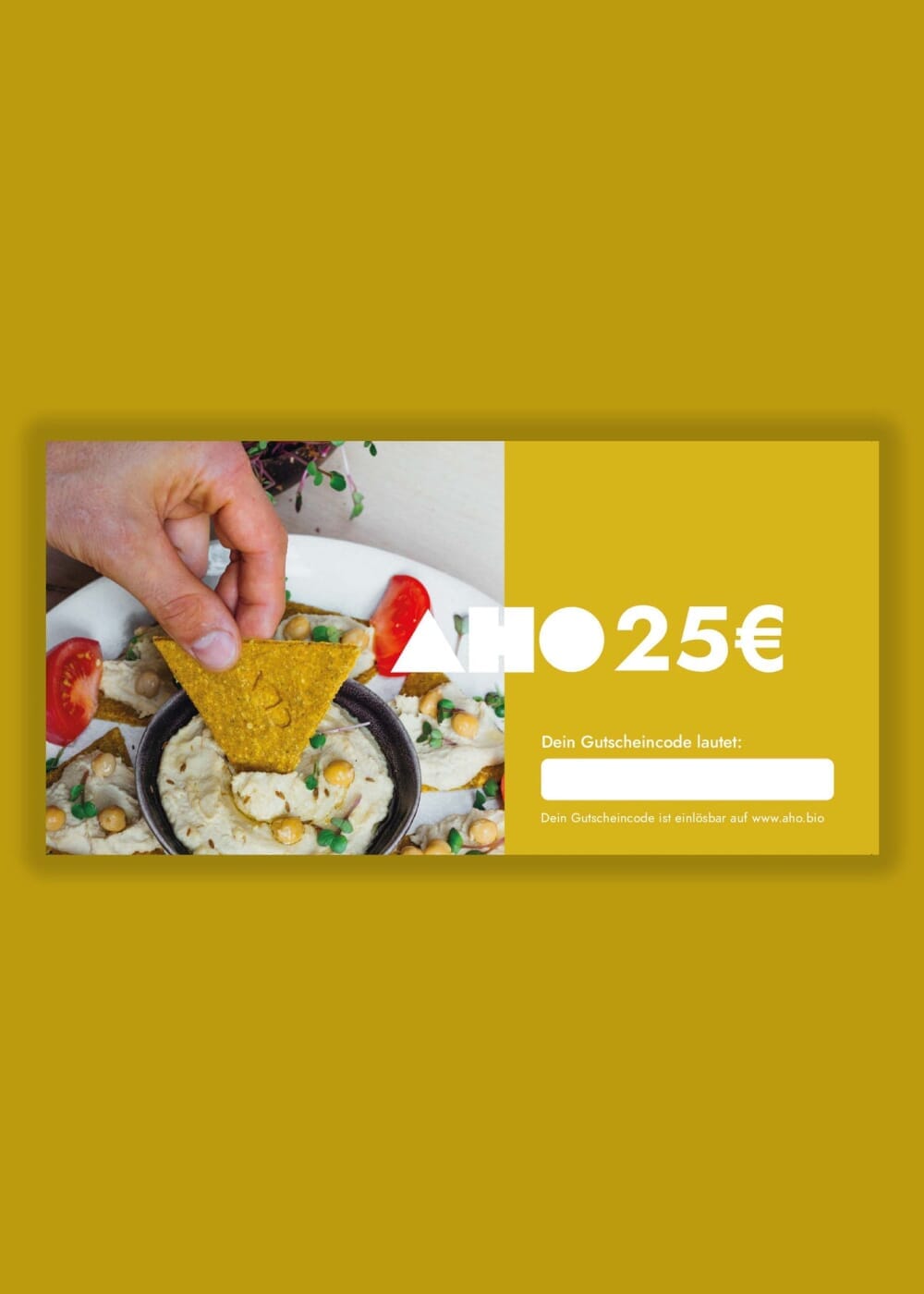 Geschenkgutschein Geschenkgutschein AHO.BIO GmbH 25,00 € 