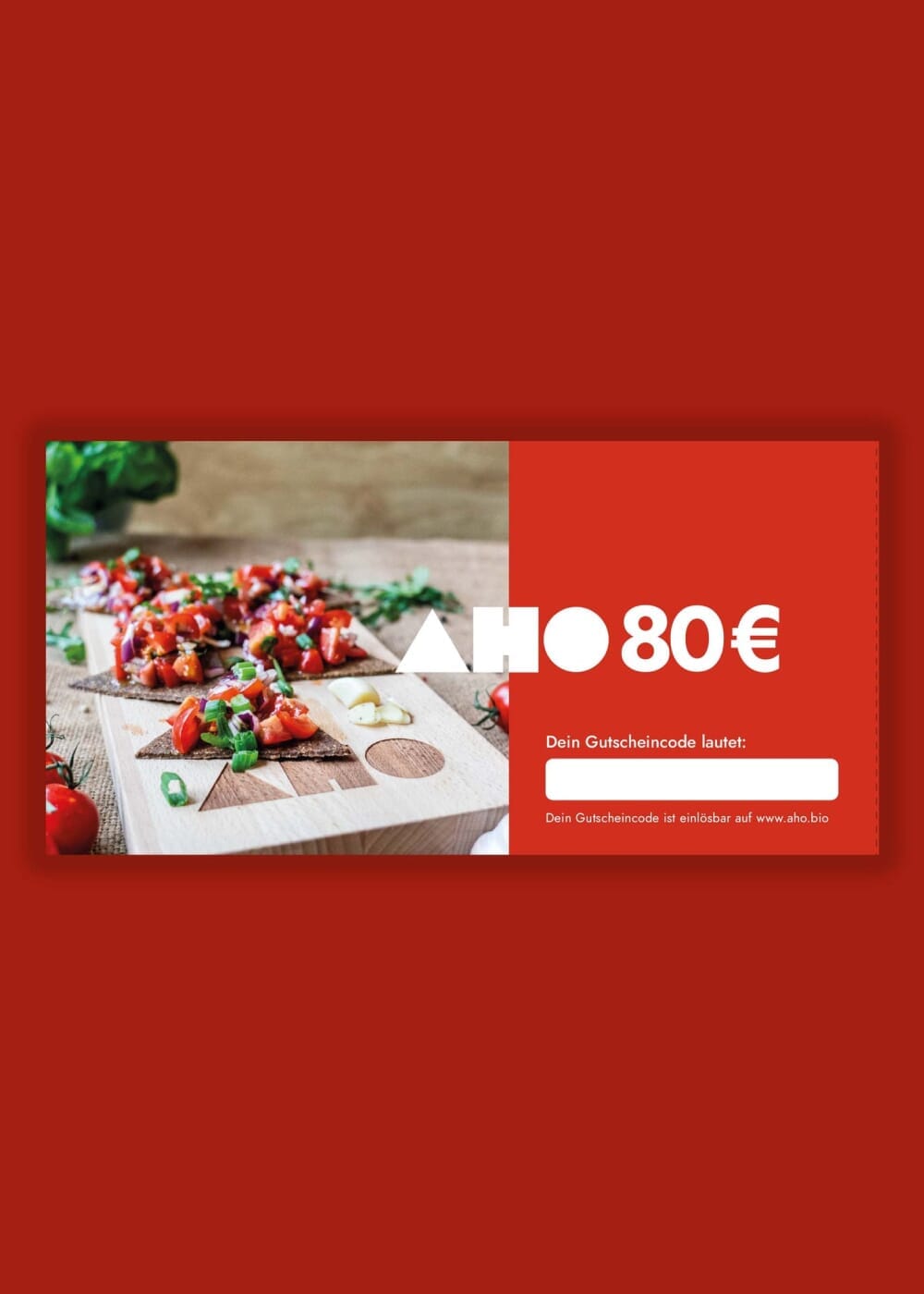 Geschenkgutschein Geschenkgutschein AHO.BIO GmbH 80,00 € 