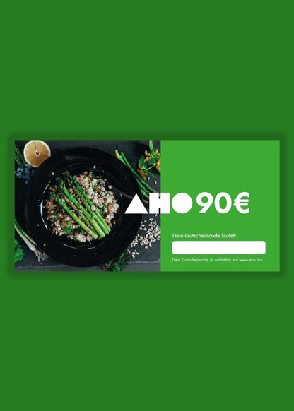 Geschenkgutschein Geschenkgutschein AHO.BIO GmbH 90,00 € 