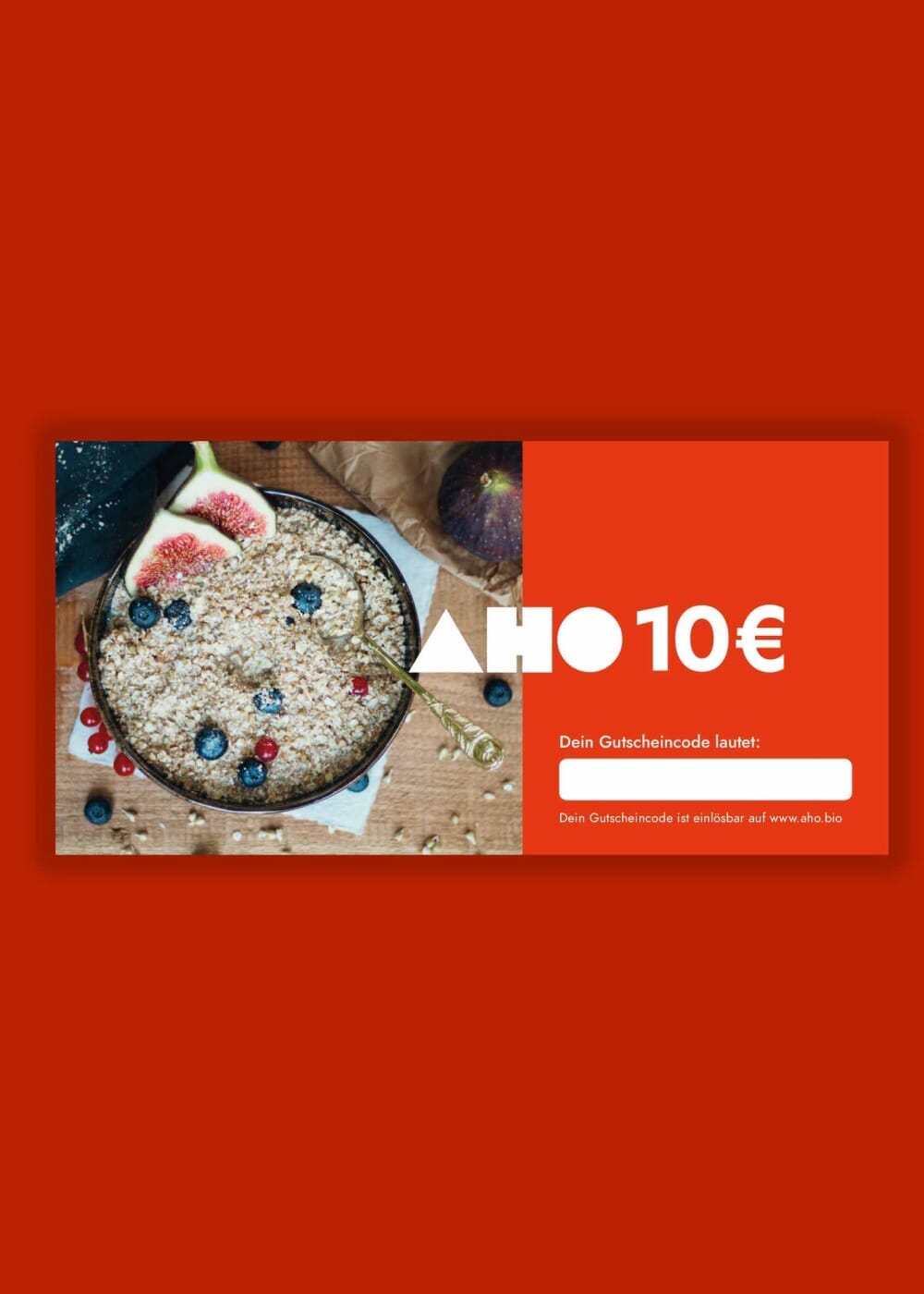 Geschenkgutschein Geschenkgutschein AHO.BIO GmbH 10,00 € 