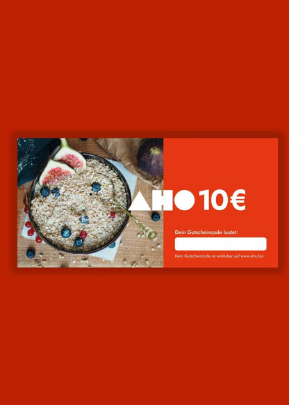 Geschenkgutschein Geschenkgutschein AHO.BIO GmbH 10,00 € 