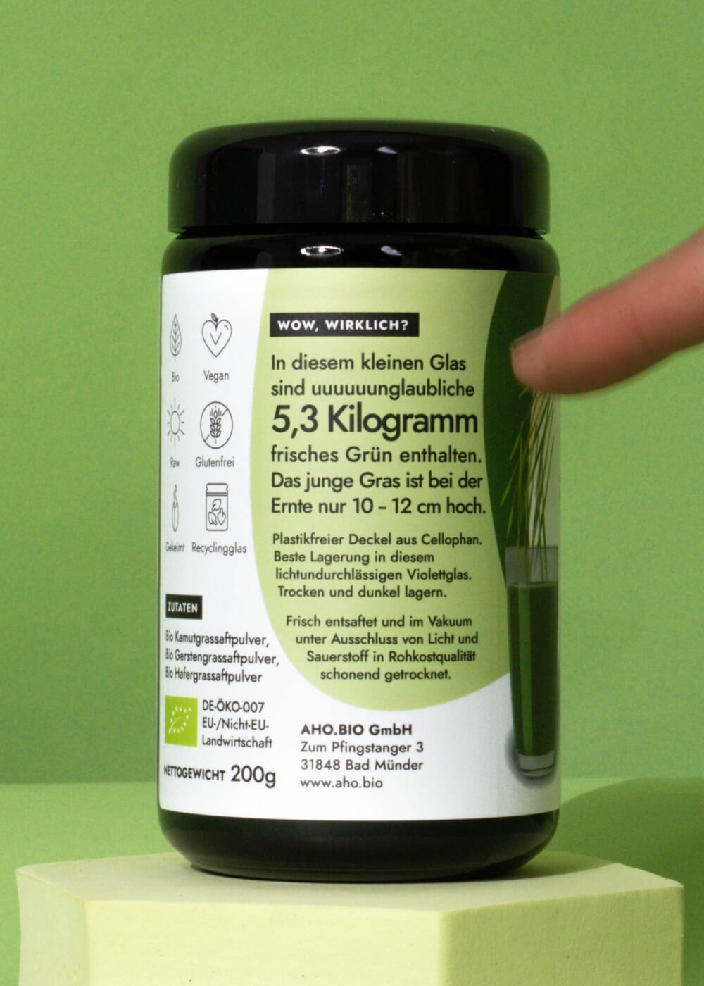 AHO Grassaft Getränke AHO.BIO GmbH 