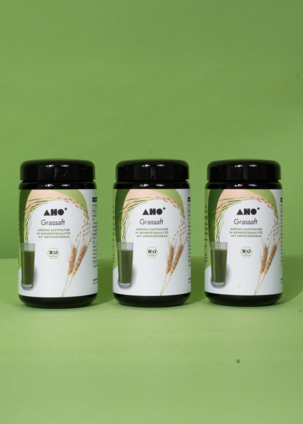 AHO Grassaft Getränke AHO.BIO GmbH 600g (3 Gläser) 
