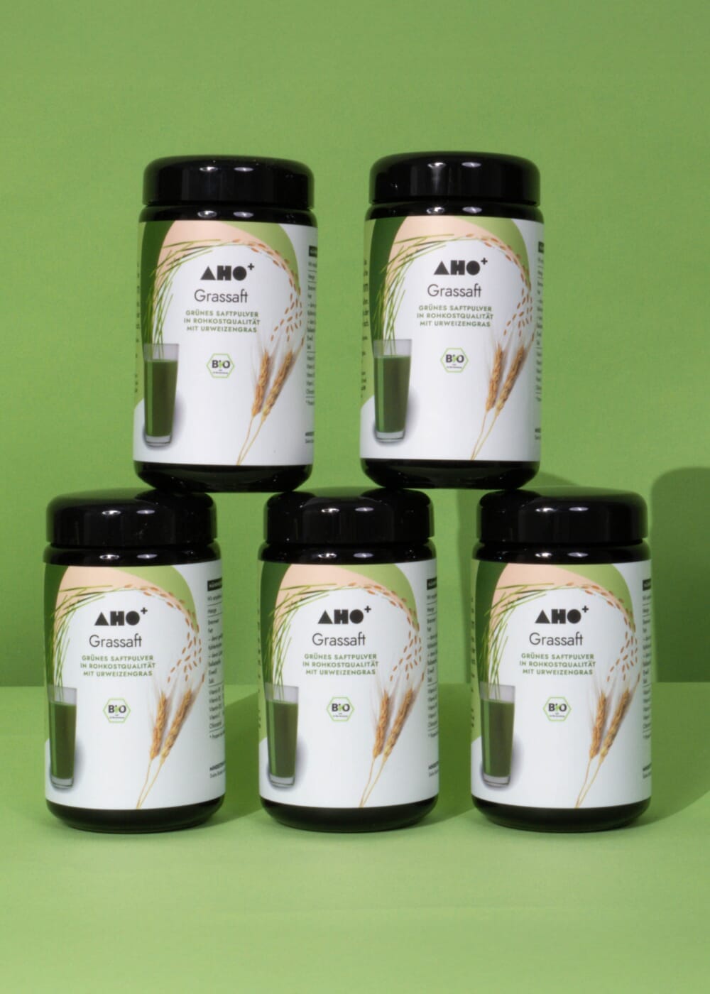 AHO Grassaft Getränke AHO.BIO GmbH 1kg (5 Gläser) 