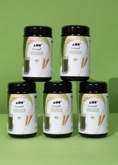 AHO Grassaft Getränke AHO.BIO GmbH 1kg (5 Gläser) 