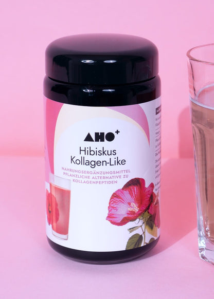 AHO Hibiskus Kollagen-Like Nahrungsergänzung AHO.BIO GmbH 150g Glas 