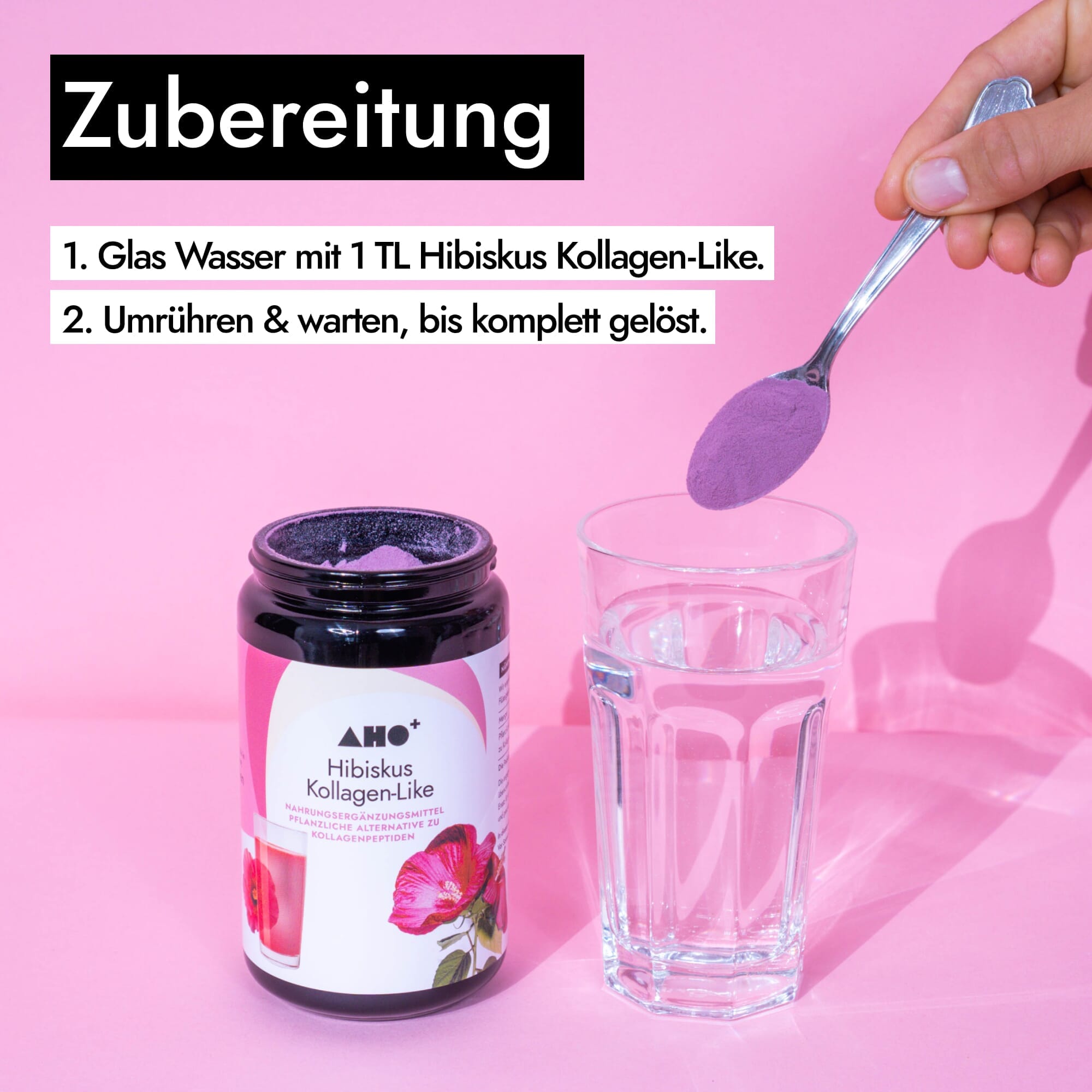 AHO Hibiskus Kollagen Nahrungsergänzung AHO.BIO GmbH 