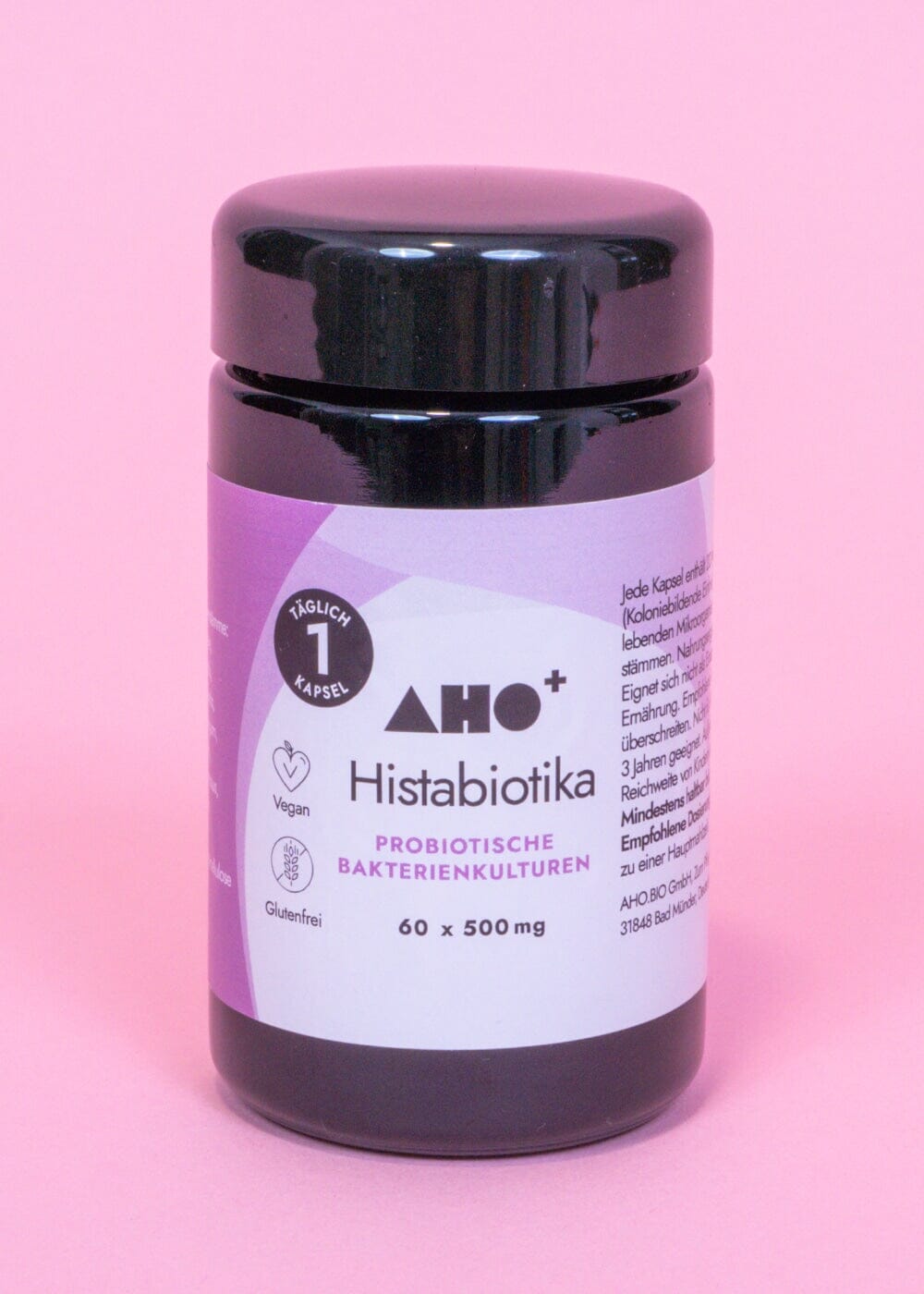 AHO Histabiotika Nahrungsergänzung AHO.BIO GmbH 2 Monate (1 Glas) 