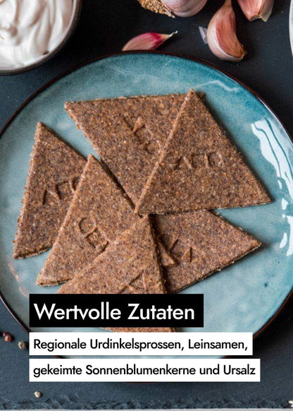 AHO Natur Cracker 2.0 Raw Vegan Cracker AHO.BIO GmbH 