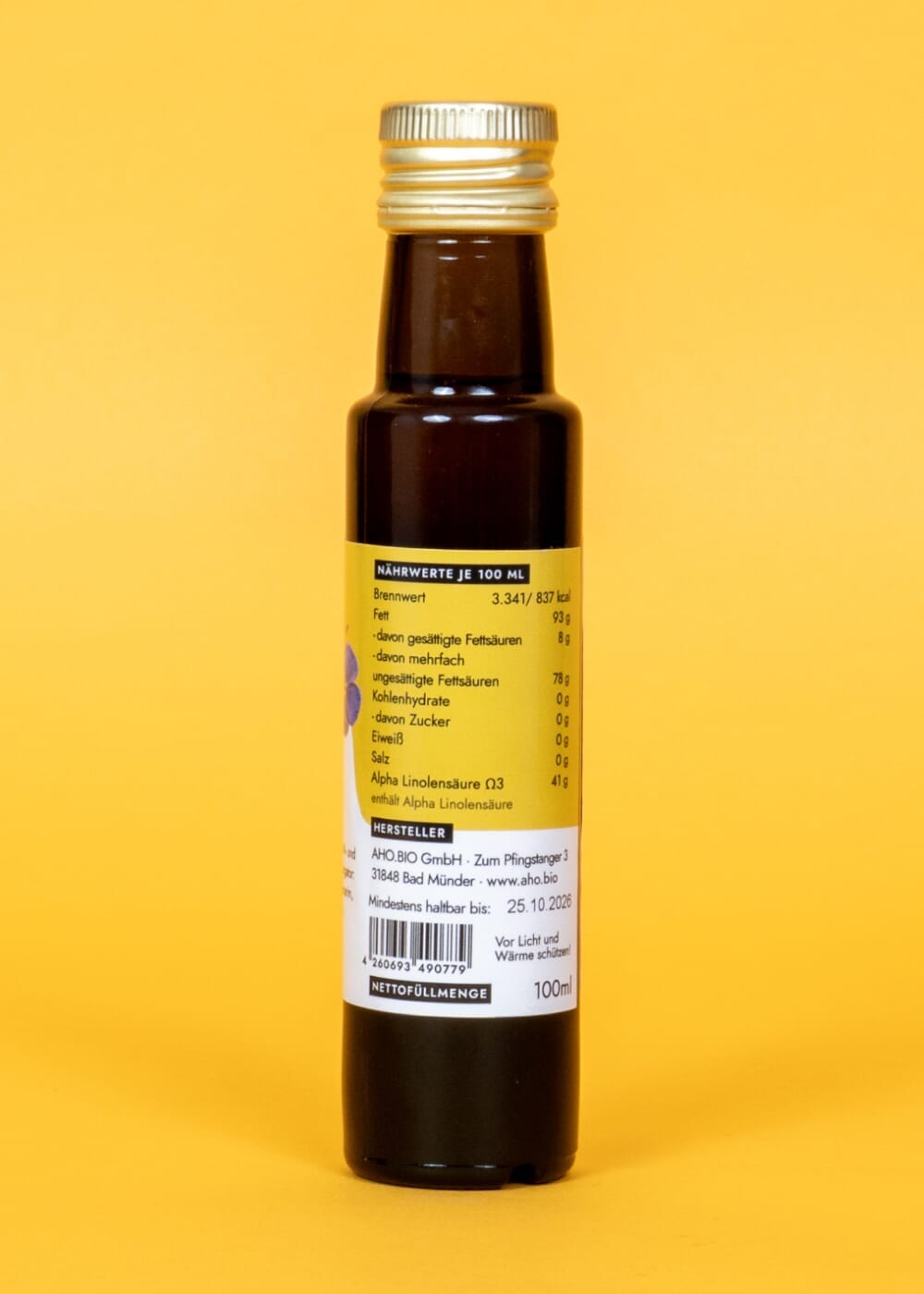 AHO Omega 3 Öl Nahrungsergänzung AHO.BIO GmbH 