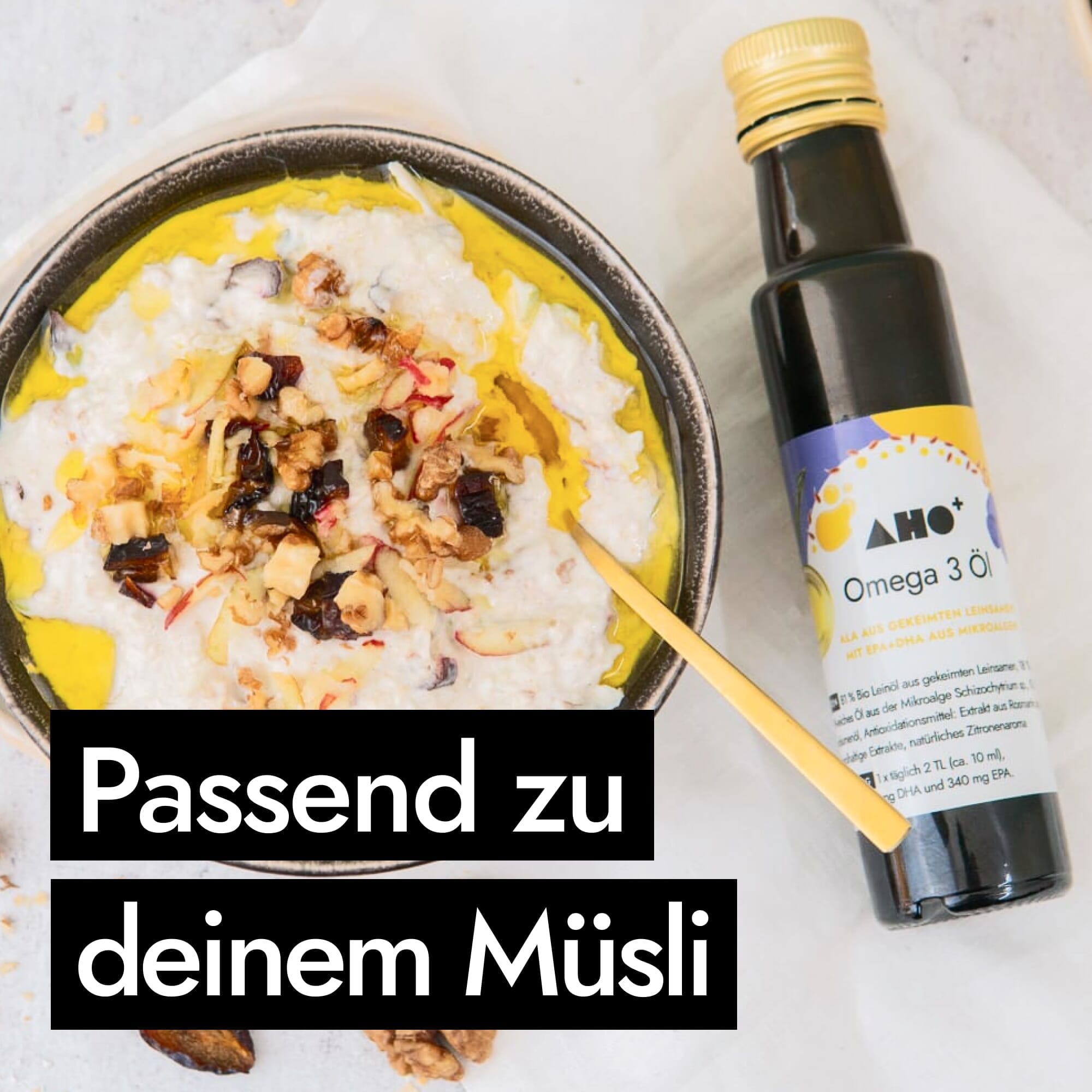 AHO Omega 3 Öl Nahrungsergänzung AHO.BIO GmbH 