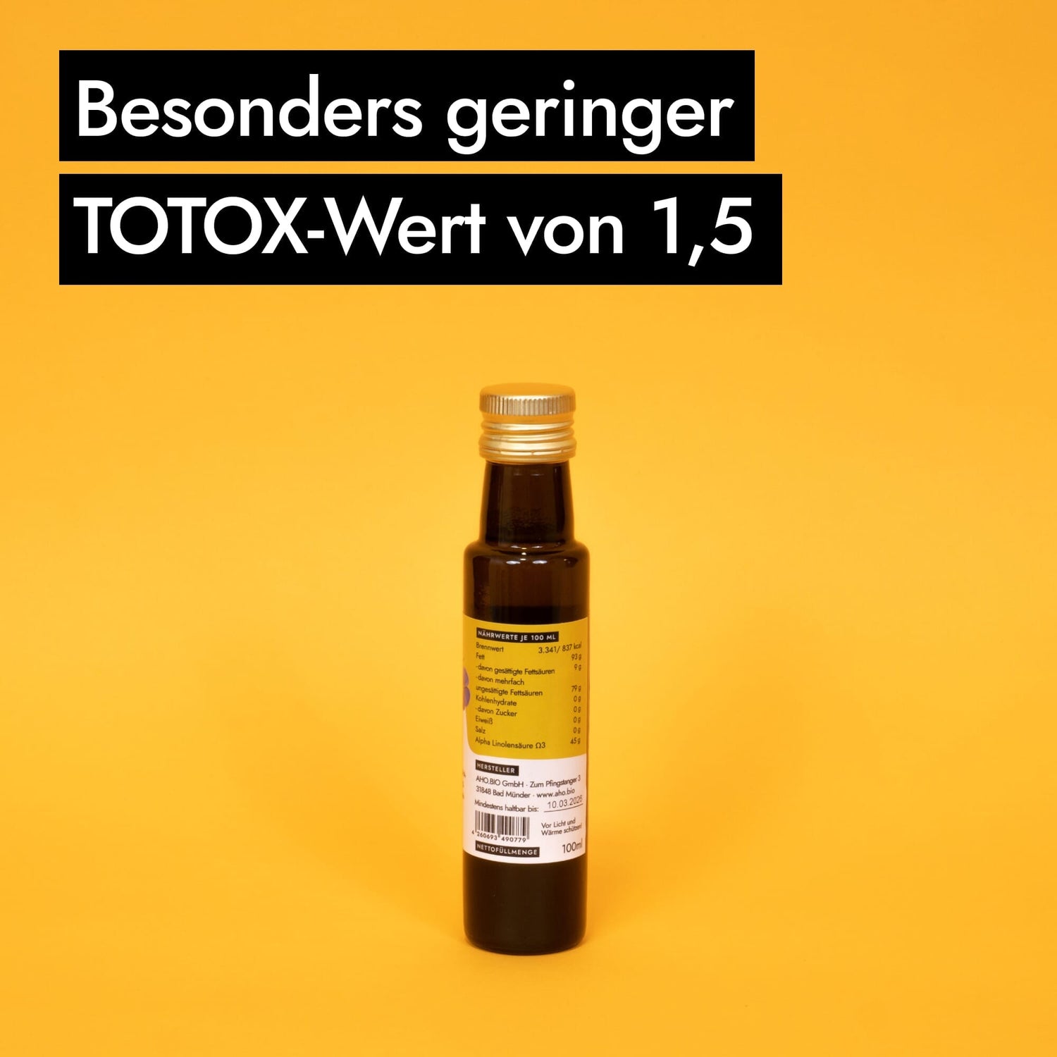 AHO Omega 3 Öl Nahrungsergänzung AHO.BIO GmbH 