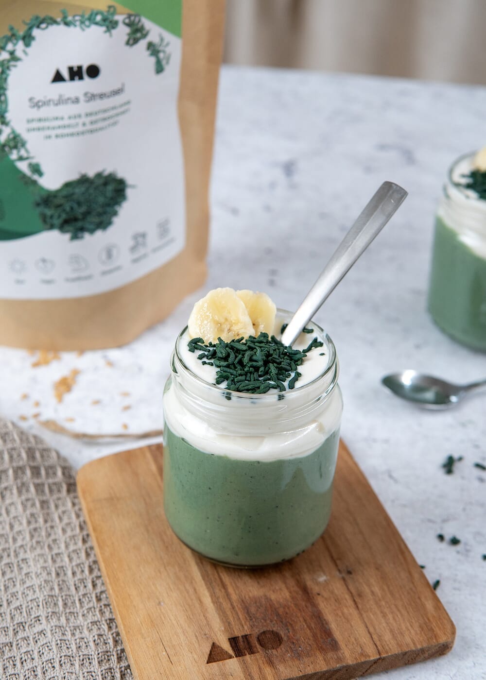 AHO Spirulina Streusel Raw Vegan Granola AHO.BIO GmbH 