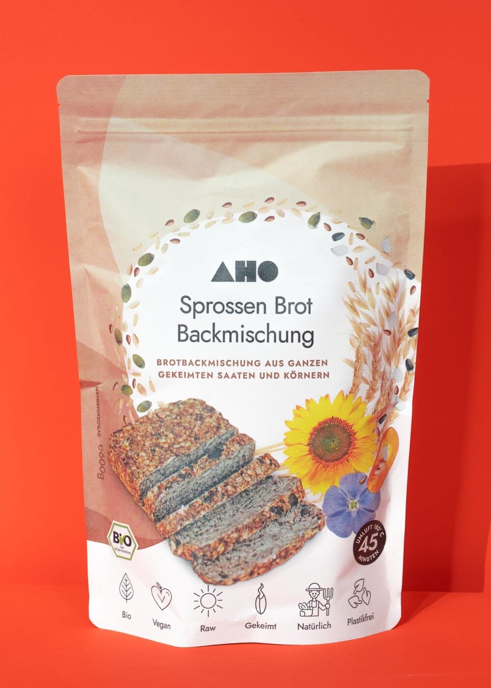 AHO Sprossen Brot Backmischung Getreide AHO.BIO GmbH 