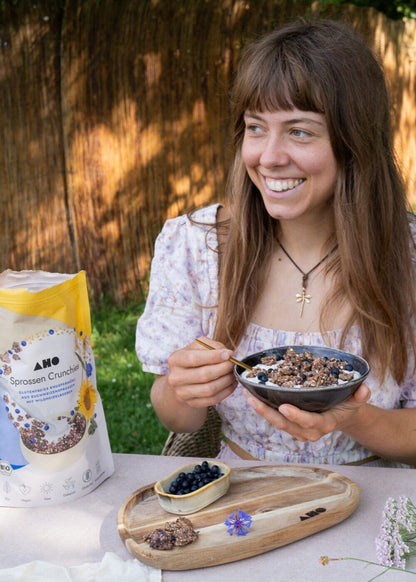 AHO Sprossen Crunchies Raw Vegan Granola AHO.BIO GmbH 