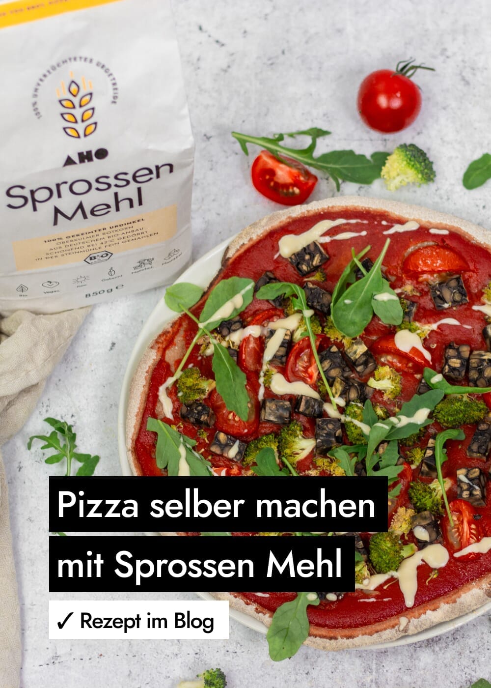 AHO Sprossen Mehl Raw Vegan Pasta AHO.BIO GmbH 