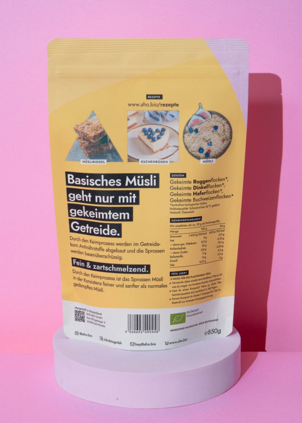 AHO Sprossen Müsli Getreide AHO.BIO GmbH 
