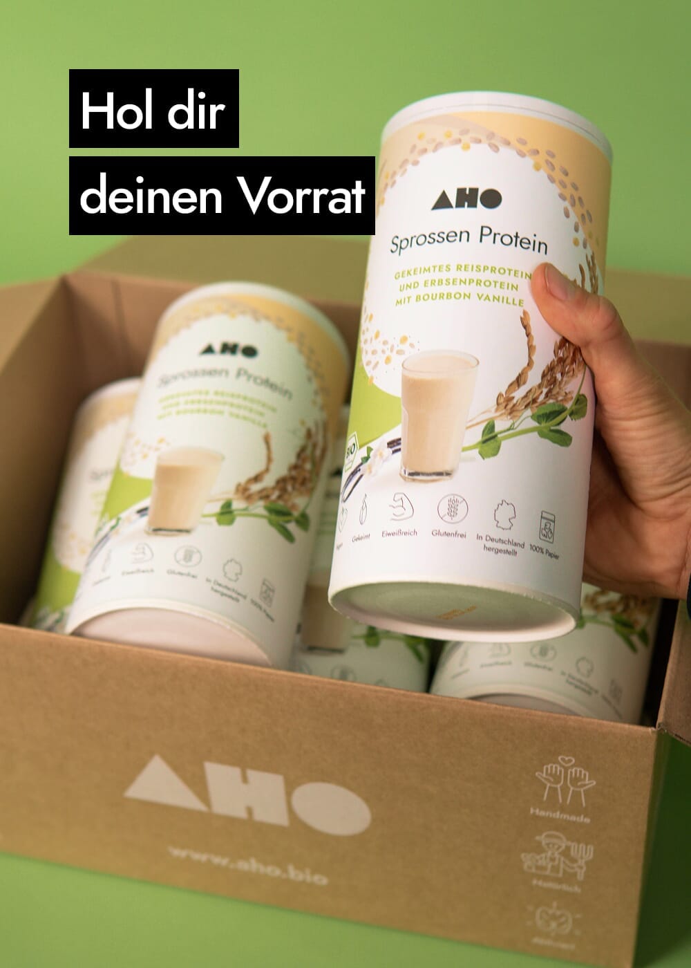 AHO Sprossen Protein Getreide AHO.BIO GmbH 