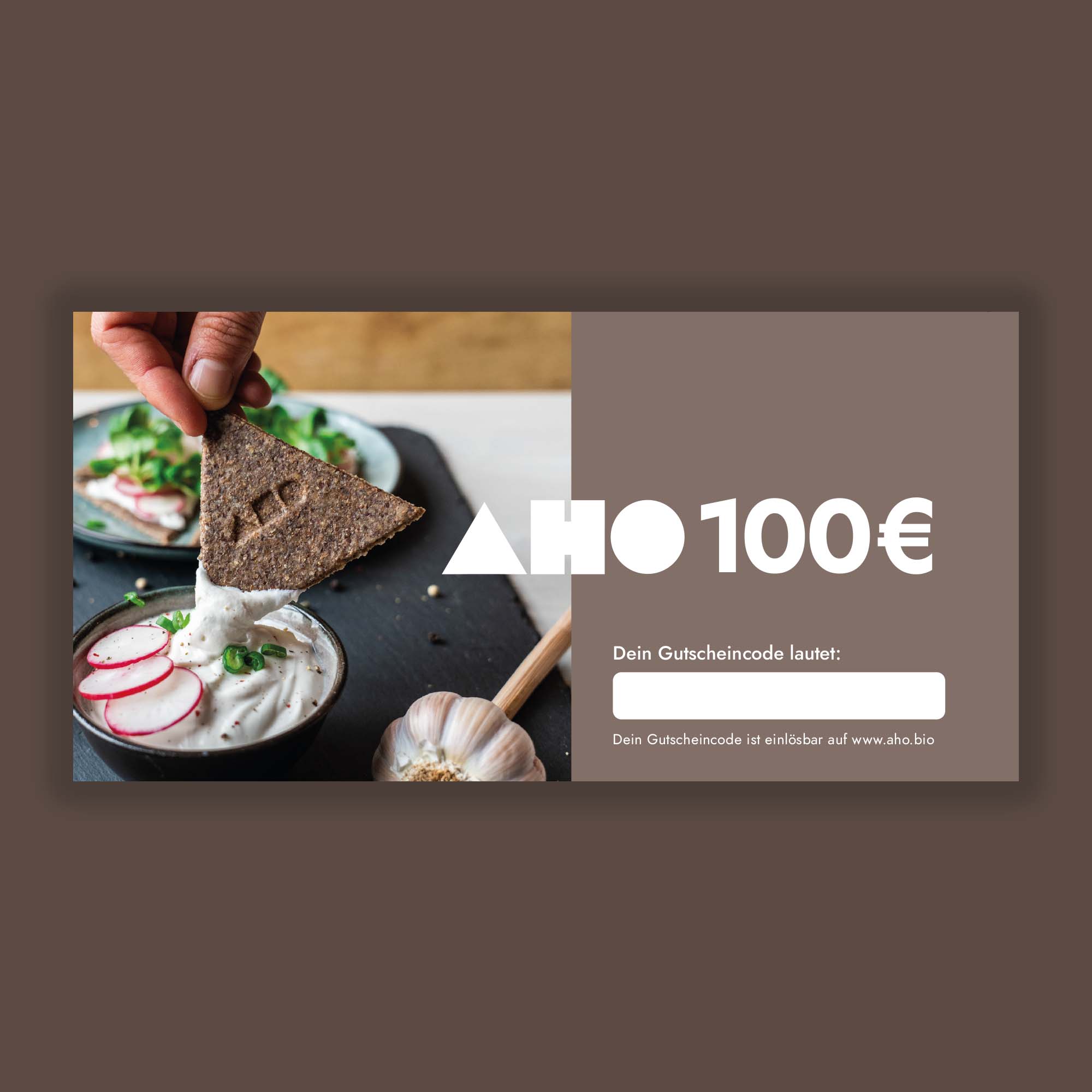 Geschenkgutschein Geschenkgutschein AHO.BIO GmbH 100,00 € 