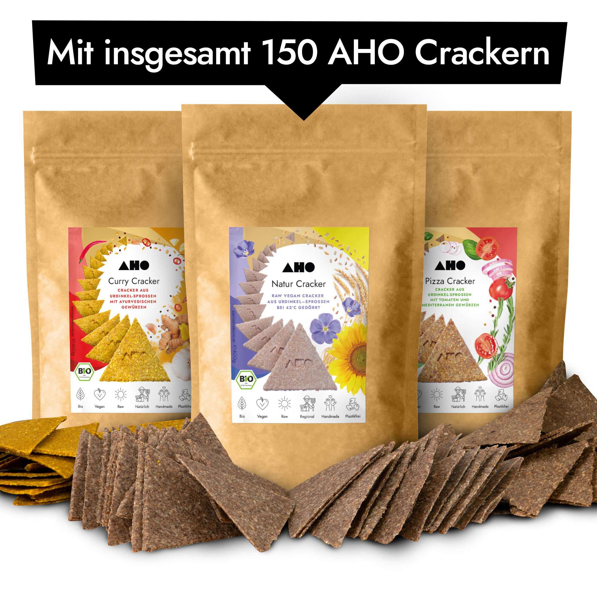 Cracker Riesenpaket Produkt-Bundles AHO.BIO GmbH 